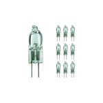 Mehrfachpackung 10x Philips Microprojection Halogen G4 Glühbirne Focusline 10 W 