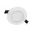 Ledvance Downlight Slim Alu Aluminium Weiß 9.5W 900lm 90D - 840 Kaltweiß | Ausschnitt 100 - IP44 - Dali Dimmbar 