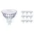 Mehrfachpackung 10x Philips LEDspot LV Value GU5.3 MR16 5.5W 840 36D (MASTER) | Kaltweiß - Dimmbar - Ersatz für 35W